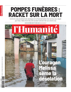 Cover of L'HUMANITE