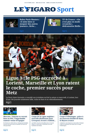 Cover of Le Figaro Sport