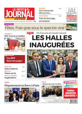 Cover of Le Petit Journal - L'hebdo local de l'Aveyron