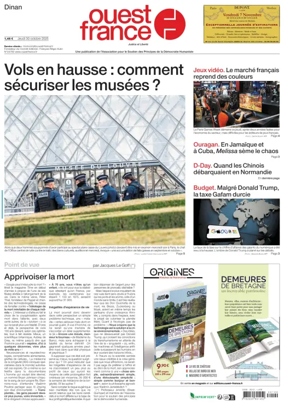 Cover of Ouest France (Dinan)