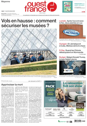 Cover of Ouest France (Laval)