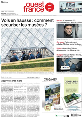 Cover of Ouest France (Nantes)