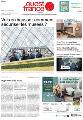 Cover of Ouest France (Orne)