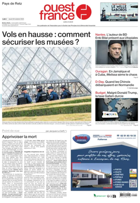 Cover of Ouest France (Pornic / Pays de Retz)