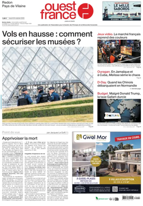 Cover of Ouest France (Redon / Pays de Vilaine)