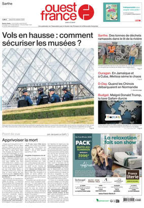 Cover of Ouest France (Sarthe)