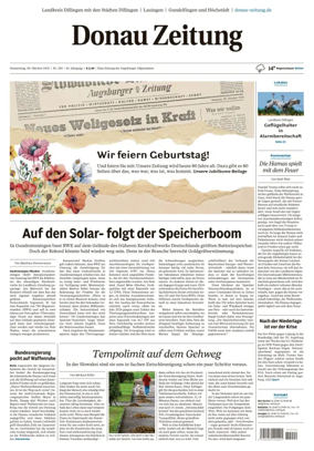 Cover of Donau Zeitung