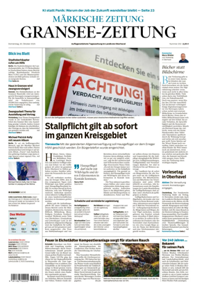Cover of Gransee-Zeitung
