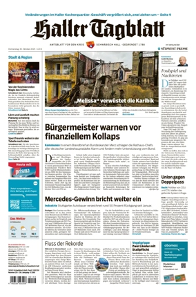 Cover of Haller Tagblatt