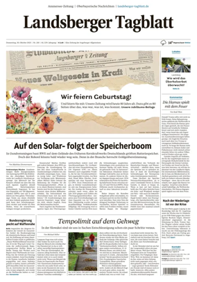 Cover of Landsberger Tagblatt