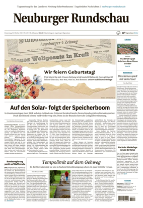 Cover of Neuburger Rundschau