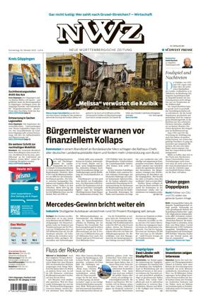 Cover of NWZ  (Göppinger Kreisnachrichten)