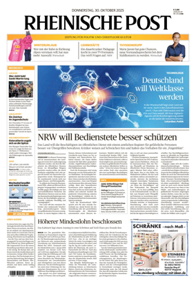 Cover of Rheinische Post Duesseldorf Meerbusch