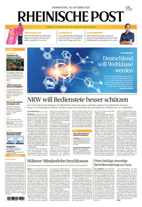 Cover of Rheinische Post Duisburg