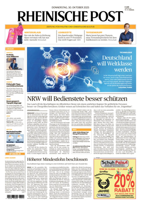 Cover of Rheinische Post Krefeld Kempen