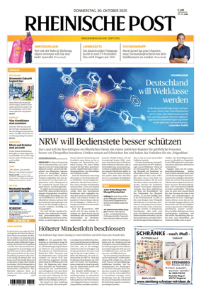 Cover of Rheinische Post Mettmann 