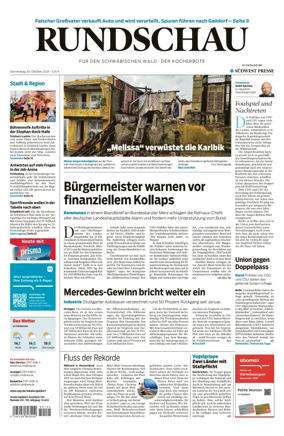 Cover of Rundschau für den Schwäbischen Wald – Der Kocherbote