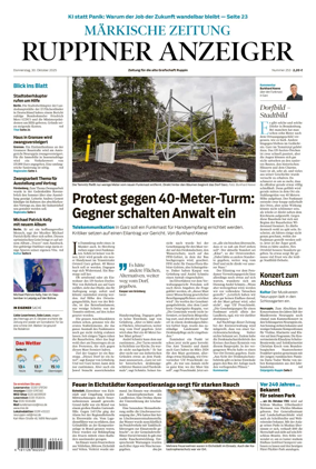 Cover of Ruppiner Anzeiger
