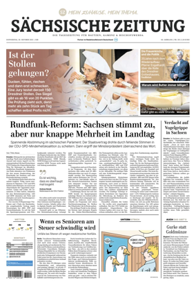 Cover of Sächsische Zeitung (Bautzen- Bischofswerda)
