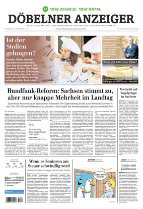 Cover of Sächsische Zeitung (Döbeln)