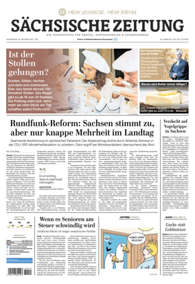 Cover of Sächsische Zeitung  (Freital)
