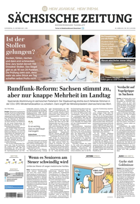 Cover of Sächsische Zeitung  (Hoyerswerda)