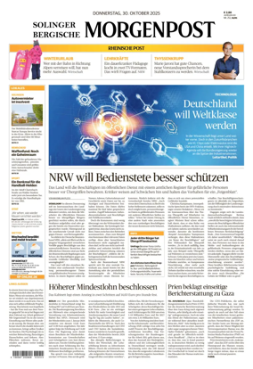 Cover of Solinger Bergische Morgenpost/Remscheid