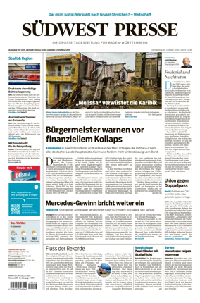 Cover of Südwest Presse (Ulm)