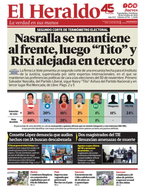 Cover of Diario El Heraldo