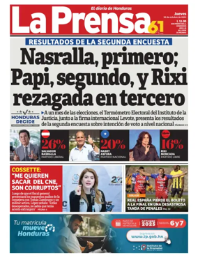 Cover of Diario La Prensa