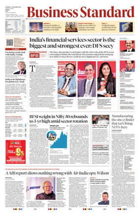 Cover of Business Standard