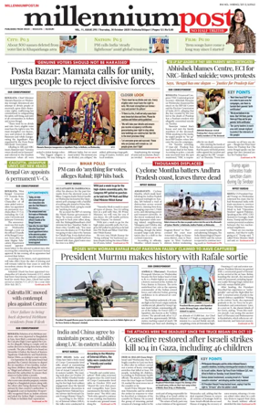 Cover of Millennium Post (Kolkata)