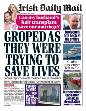 Cover of Irish Daily Mail