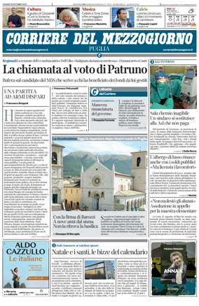 Cover of Corriere del Mezzogiorno (Puglia)