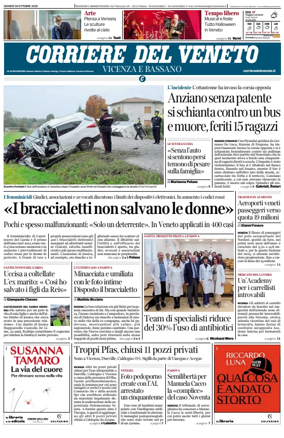 Cover of Corriere del Veneto (Vicenza e Bassano)