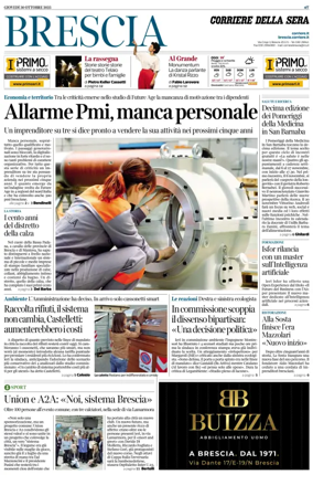 Cover of Corriere della Sera (Brescia)