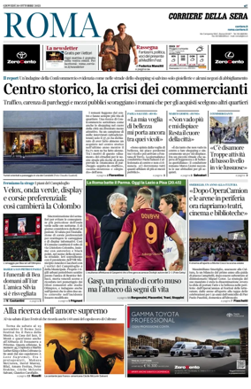 Cover of Corriere della Sera (Roma)