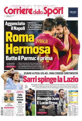 Cover of Corriere dello Sport (Lazio)