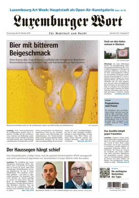 Cover of Luxemburger Wort