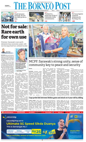Cover of The Borneo Post