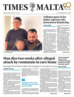 Cover of Times of Malta