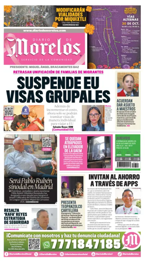 Cover of Diario de Morelos