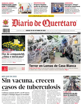 Cover of Diario de Queretaro