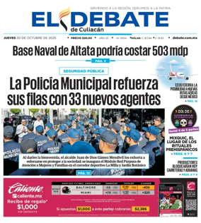 Cover of El Debate de Culiacán