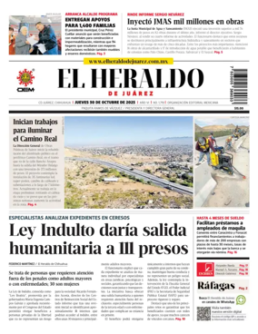 Cover of El Heraldo de Juarez