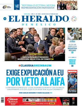 Cover of El Heraldo de Mexico