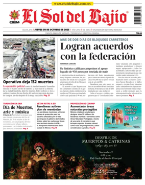 Cover of El Sol de Bajío