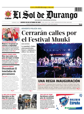 Cover of El Sol de Durango