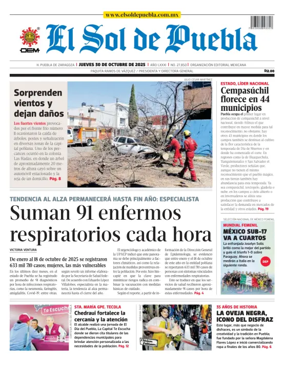 Cover of El Sol de Puebla