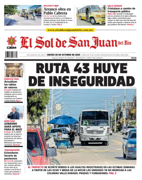 Cover of El Sol de San Juan del Río